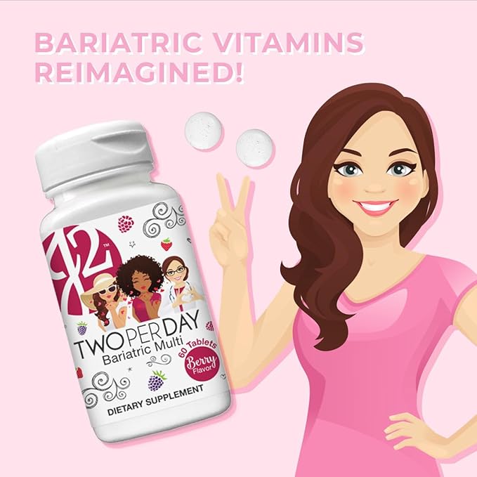 J2 Two per Day Multivitamin Chewable Berry Tablets (30-Day Supply)