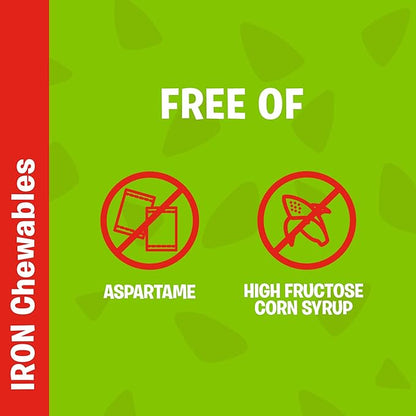 Flintstones Plus Iron Multivitamins, 60 Chewable Tablets