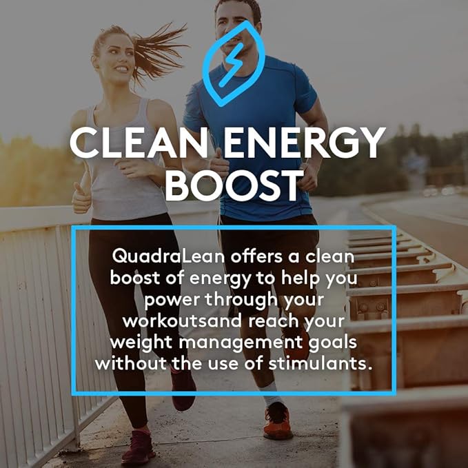 RSP Nutrition QuadraLean - Stimulant Free Weight Management, Metabolism Booster, Energy & Appetite Support - CLA, L-Carnitine, Green Tea Extract, Non-Stim Formula, 50 Serv (Packaging May Vary)