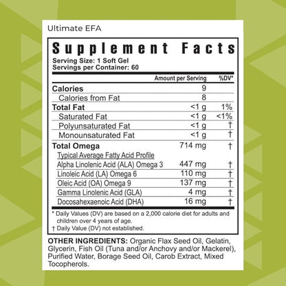 Youngevity Essential 90 Pak - Ultimate All-in-One Multivitamin Combo - Ultimate Tangy Tangerine + Ultimate EFA - 90 Essential Vitamins, Minerals, Amino Acids, Fatty Acids (30 Servings)