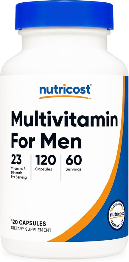 Nutricost Multivitamin for Men 120 Capsules - Vitamins and Minerals for The Healthy Man