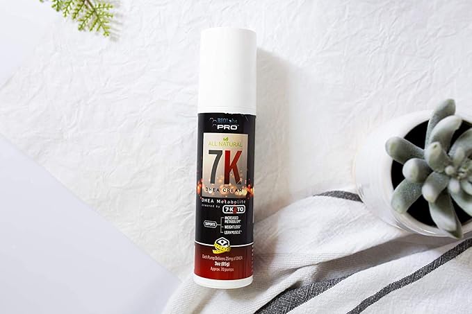 BIOLABS PRO 7-Keto dhea - Fat Burner - All Natural 7K Dhea Cream - Effective for Weight Loss - Maximum Strength Dhea Used by Men and Women for Lean Muscle and Fat Loss Support