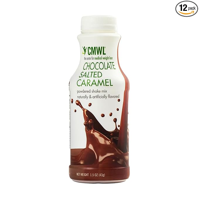 Chocolate Salted Caramel Powdered Protein Shake Mix | Meal Replacement | Support Weight Management 160 Calories, 16g Protein, 24 Vitamins & Minerals, Low Carb, Zero Trans Fat