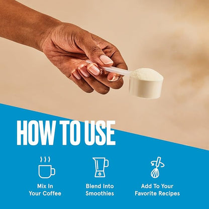 Bulletproof Vanilla Collagen Peptides Powder with MCT Oil, 14.3 Ounces, Grass-Fed Collagen Protein for Skin, Bone and Joint Support, Pasture Raised, No Added Hormones