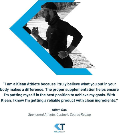 Klean ATHLETE Klean Sport Pack - Contains Magnesium Glycinate, Vitamin D & Omega-3 - Supports Muscle, Joint & Immune Health - NSF Certified - Daily Nutritional Supplement for Athletes - 30 Packets