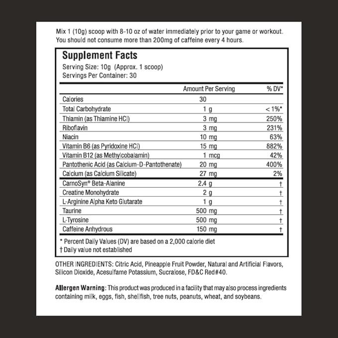 Proven4 Pre Workout Powder for Men and Women with Creatine - Beta Alanine - Caffeine NSF Certified preworkout Energy Supplement Chery Limeade 30 Servings