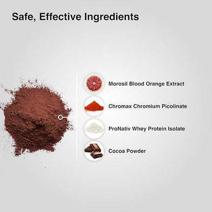 Mdrive Lean for Men, Protein Powder for Supporting and Preserving Lean Muscle Mass, Morosil Sicilian Blood Orange Extract, Chromax, Whey Protein, Blood Orange Chocolate Flavor, 30 Servings, 30oz