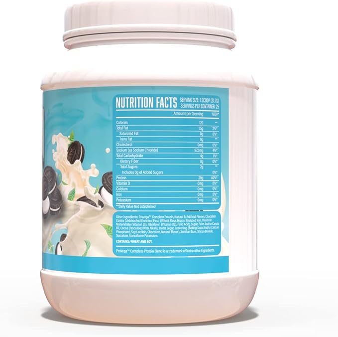 Huge Supplements Vegan Protein Powder - Cookies & Cream - Superior Plant-Based Protein Powder, 20g Protein Per Serving