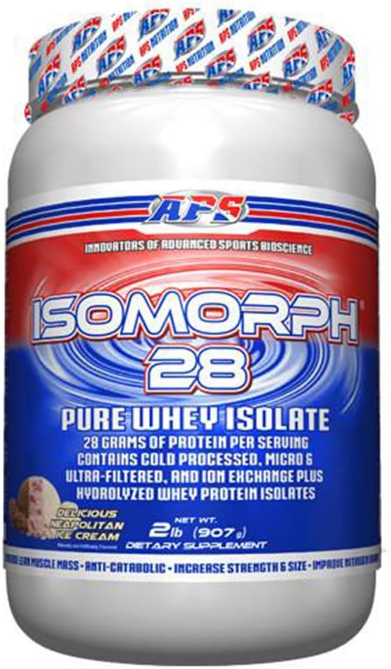 APS Nutrition Isomorph 28 Whey Powder, Neapolitan Ice Cream, 2 Pound