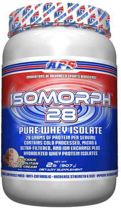 APS Nutrition Isomorph 28 Whey Powder, Neapolitan Ice Cream, 2 Pound