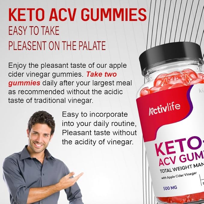kivus Activlife Keto Gummies - Activlife Keto ACV Gummies (Single, 60 Gummies)