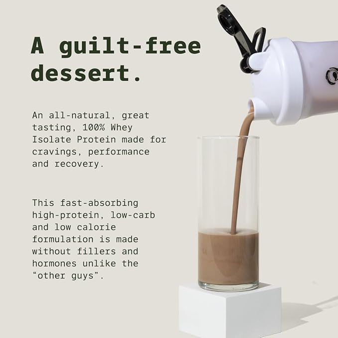 TRULEAN Whey Protein Powder - 20g of Whey Isolate Protein Powder, Zero Artificial Sweeteners & Flavors, Gluten & Soy Free, Non GMO - Rich Dutch Chocolate (30 Servings)