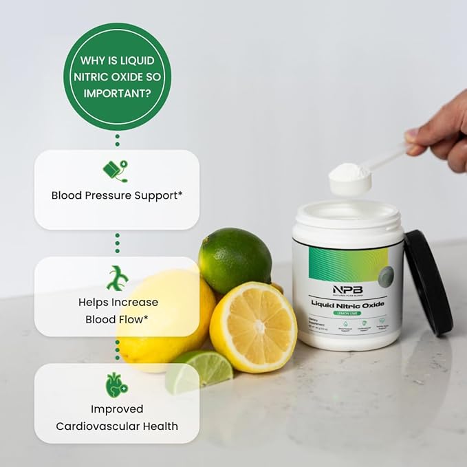 Nature's Pure Blend Liquid Nitric Oxide - Blood Pressure Support Drink - Blood Circulation - 5,000 MG - Nitric Oxide Supplement - Amino Acids -