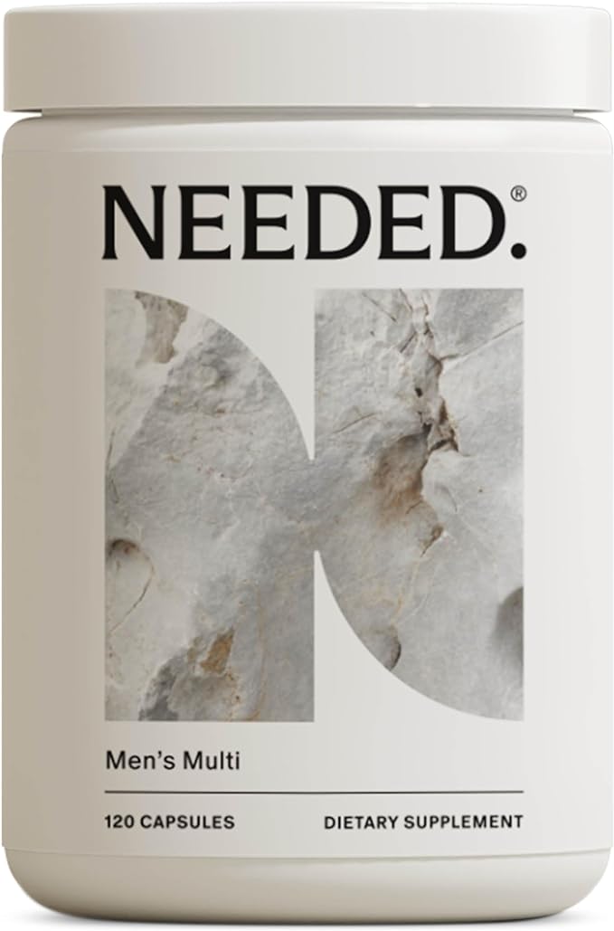 Needed. Multivitamin for Men - 25 Optimal Nutrients for Fertility & Men's Health - Mens Multivitamin with Vitamin D3 2000IU, B12 Vitamins, 200 MCG Selenium - Men's Fertility Supplement, 30 Day Supply
