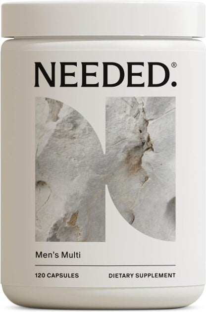 Needed. Multivitamin for Men - 25 Optimal Nutrients for Fertility & Men's Health - Mens Multivitamin with Vitamin D3 2000IU, B12 Vitamins, 200 MCG Selenium - Men's Fertility Supplement, 30 Day Supply