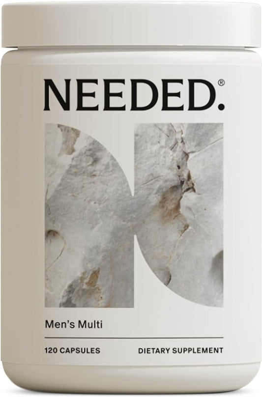 Needed. Multivitamin for Men - 25 Optimal Nutrients for Fertility & Men's Health - Mens Multivitamin with Vitamin D3 2000IU, B12 Vitamins, 200 MCG Selenium - Men's Fertility Supplement, 30 Day Supply