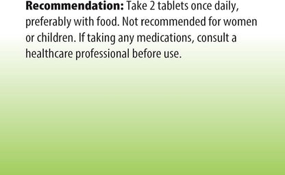 Nature's Way Alive! Garden Goodness Men's Multivitamin, One Serving of Veggies and Fruits**, High Potency B-Vitamins, 60 Tablets