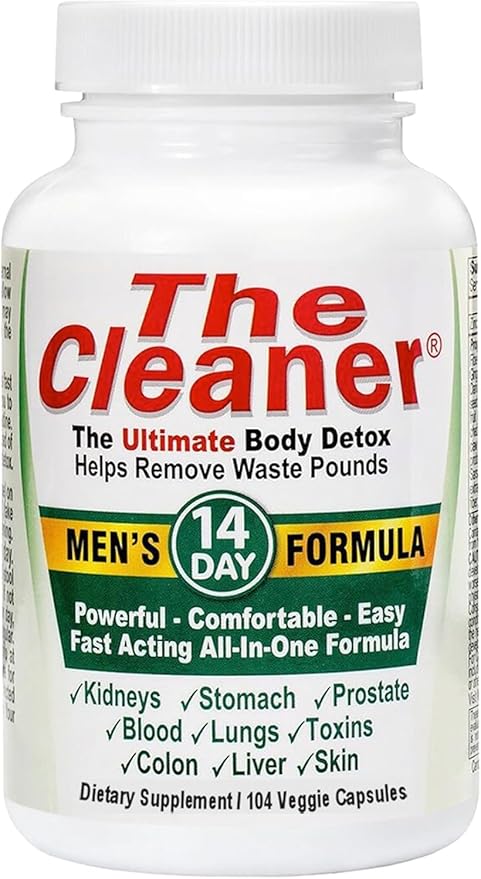 Centuryⁿ Syst𝐞ms The Cleaner Detox, Complete Internal Cleansing Formula, Support Digestive Health, Vegetarian Capsules (Men 14 Days)