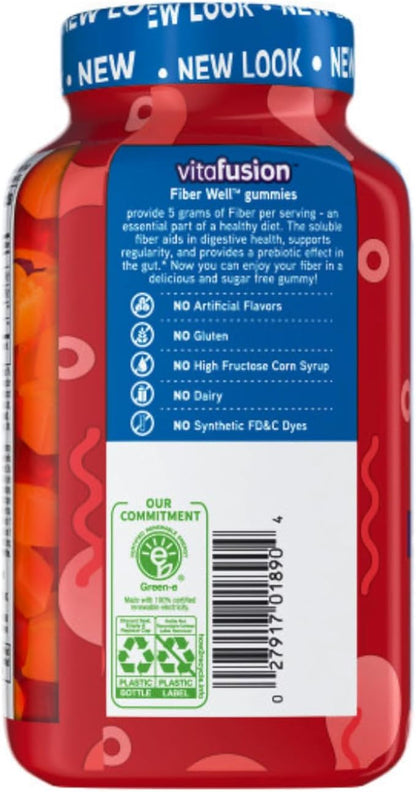 Vitafusion Fibre Well Fibre Supplement Gummies, 90 Gummies