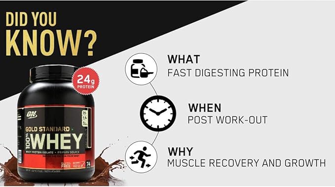 Optimum Nutrition, 100% WHEY Gold Choc 5LB