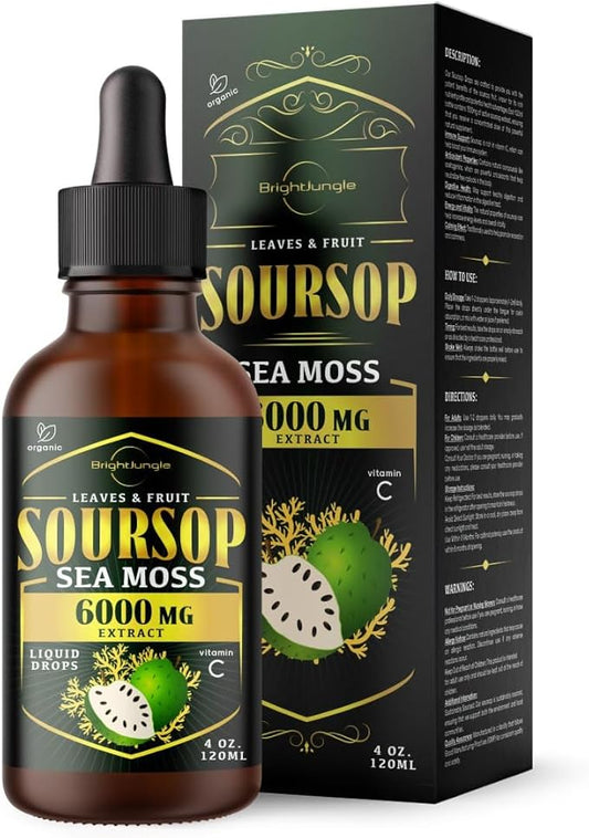 Soursop Extract Multivitamin Drops - 4Fl Oz - Soursop Bitters Liquid Organic