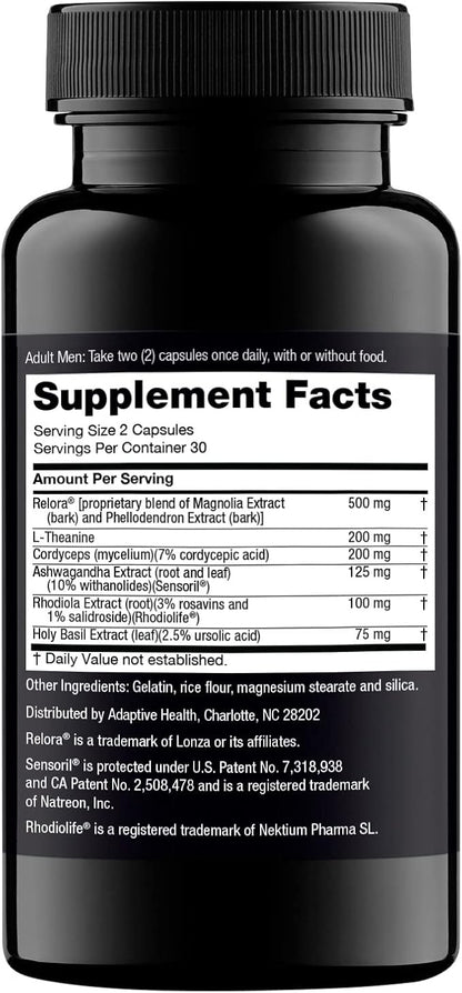 Nugenix Cortisol Control - Cortisol Manager and Adrenal Support Supplement for Men, 60 Capsules