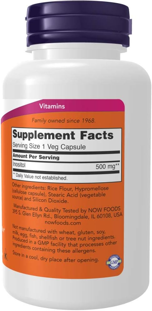 Inositol 500mg 100 Capsules (Pack of 2)