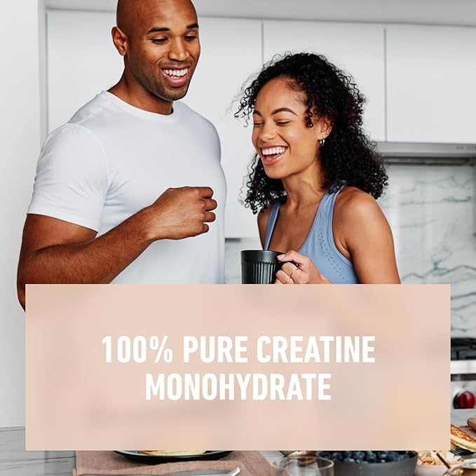 Isopure Unflavored Creatine Monohydrate Powder, Zero Added Ingredients, Creatine for Women and Men, 5g Creatine Monohydrate per scoop, 100 Servings, 500g