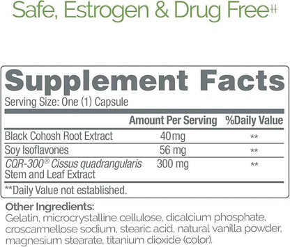 Estroven Weight Management for Menopause Relief - 60 Ct. - Clinically Proven Ingredients Help Manage Weight, Provide Night Sweats & Hot Flash Relief - Drug-Free & Gluten-Free
