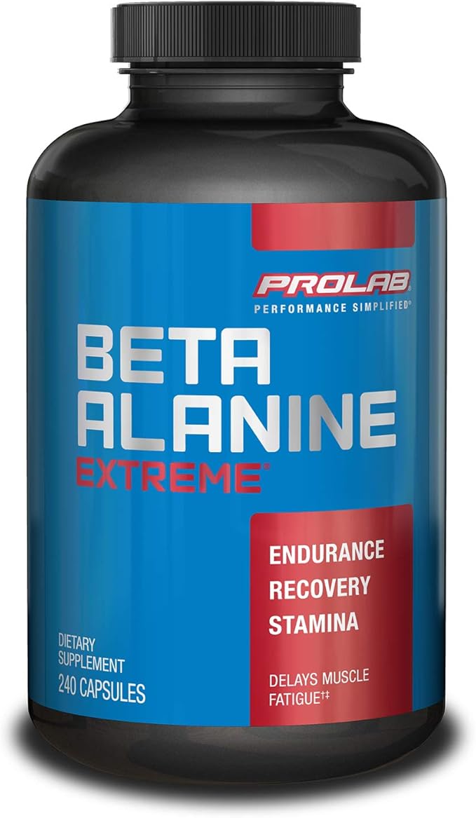 PROLAB Beta Alanine Extreme Capsules w/ Histidine | For Muscle Endurance & Recovery