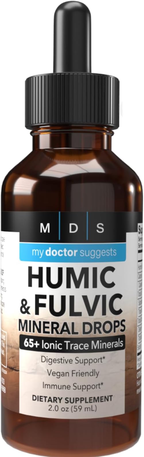 Humic & Fulvic Acid Supplement - Enhanced Nutrient Absorption & Detox, 2oz Liquid - Optimal Wellness Formula
