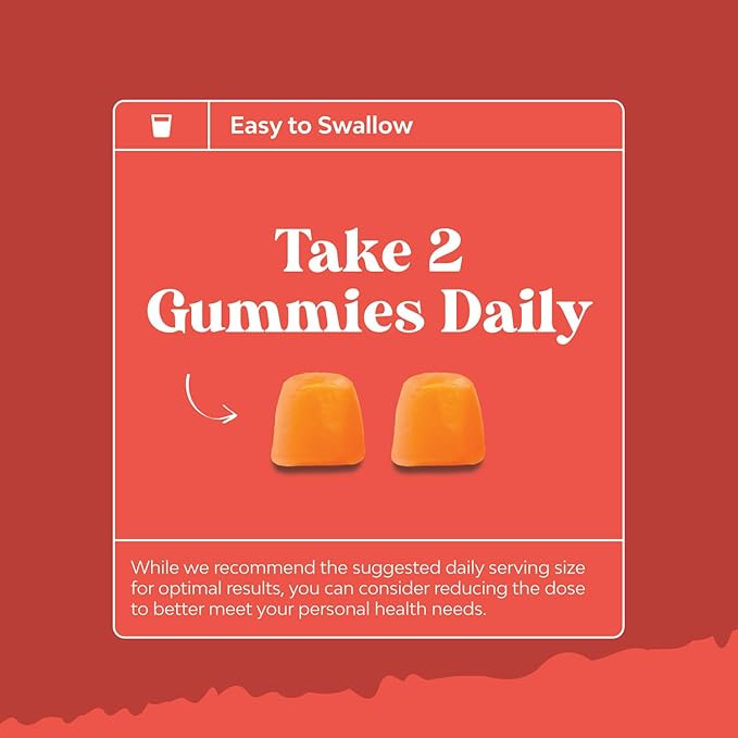 Vitamin D3 Gummies for Daily Wellness - Delicious Vitamin D Gummies for Adults with Vitamin D3 2000IU per Serving for Bone Muscle & Immune Support - Non-GMO Gelatin & Gluten Free (60 Day Supply)