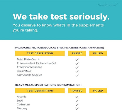 NewRhythm Probiotics 120 Billion CFU 36 Strains, 3-in-1 Probiotics for Digestive Health & Immune Support with Prebiotics & Enzymes, Probioticos for Women & Men, Vegan Targeted Release Supplement, 60ct