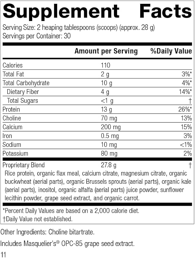 Standard Process SP Complete Dairy Free-Whole Food Nutrition, Immune Support, and Antioxidant Support with Rice Protein, Grapeseed Extract, and Choline - Vegetarian, Dairy Free-32 Ounce, 30 Servings
