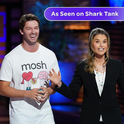 MOSH Chocolate Brownie Keto Protein Bars, High Fiber, Low Carb, Gluten Free, High Protein, Brain Healthy Snack, 12 Count