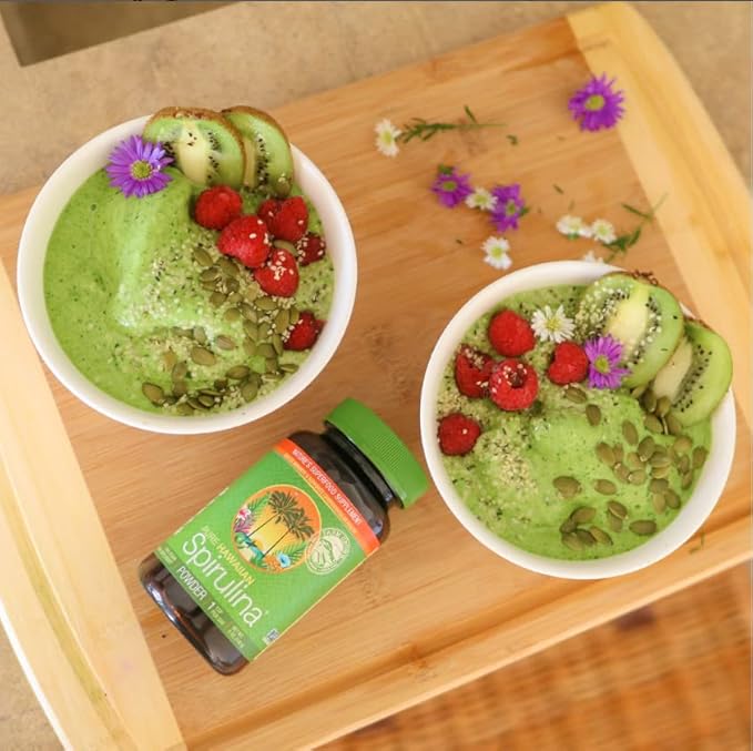 Nutrex Hawaii, Pure Hawaiian Spirulina Powder, Vegan, Supports Immune System, Heart, Cells and Energy, 5 Ounce