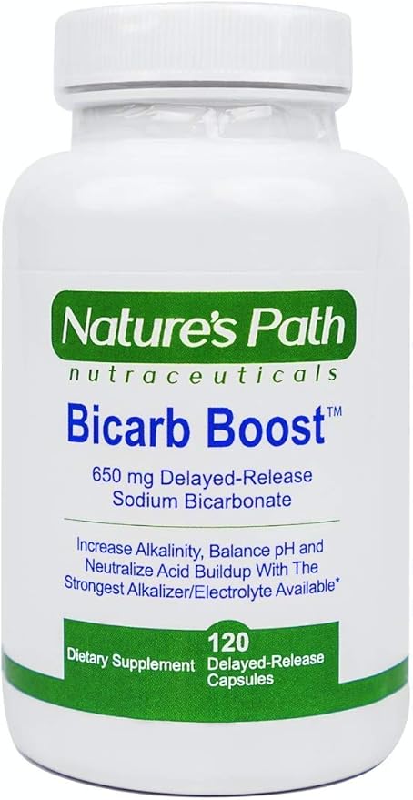 Sodium Bicarbonate 650 mg Tablets - Strongest Alkaline Tablets - Electrolyte Supplement & Keto Electrolyte Pills, Salt Tablets Hydration & Rehydration, Endurance, Stamina: 120 Capsules