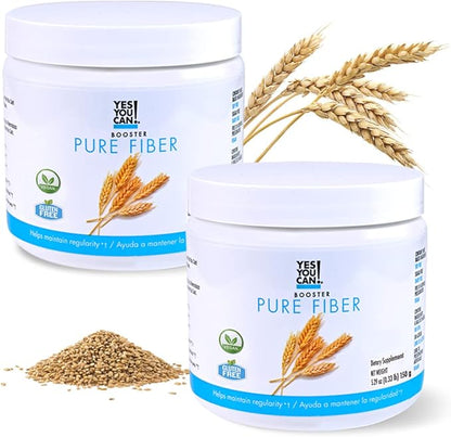 Yes You Can! Drink Booster - Organic Greens Superfood Powder Drink Mix - 2 Pack with Alfalfa Grass, Wheatgrass, Kale, Barley Grass, Lemon Juice Powder - Rich in Antioxidants, Vitamins and Minerals