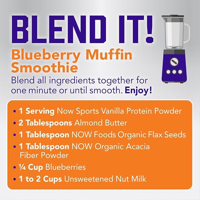 NOW Foods Sports Nutrition, Whey Protein, 26 G With BCAAs, Creamy Vanilla Powder, 10-Pound