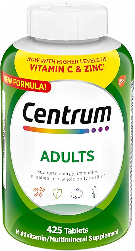 VANBAR Centrum Adults Multivitamin, 425 Tablets