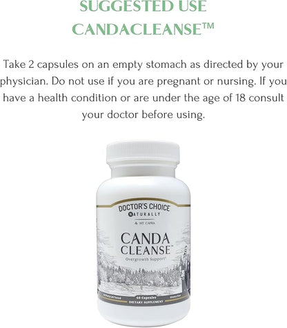 Mt. Capra Canda Cleanse | Support Intestinal Wellness | With Enzymes, Caprylic Acid, Pau D'Arco, Olive Leaf Extract, Garlic, Oregano, and Much More