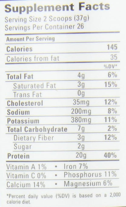 Power Crunch Whey Protein Powder, With Amino Acids, Protein Shakes with Delicious Taste, Double Chocolate, 2.1 LB