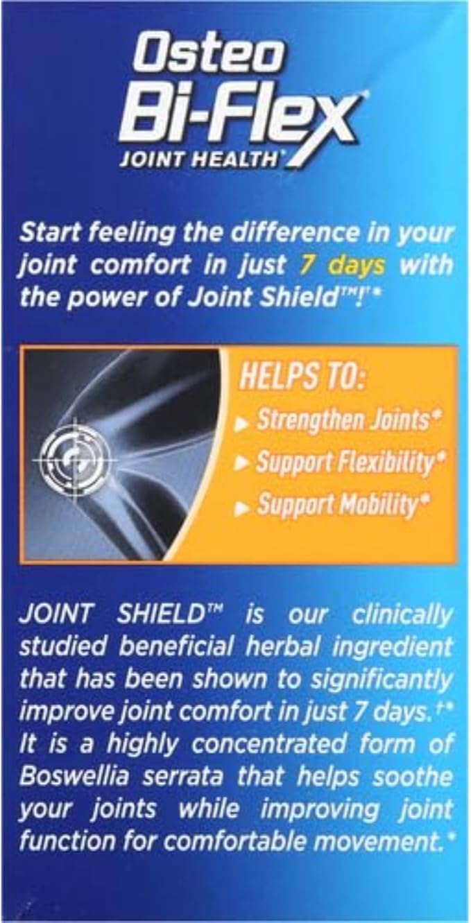 Osteo Bi-Flex Triple Strength, Glucosamine Chondroitin with Vitamin C Joint Health Supplement, Coated Tablets, 80 Count