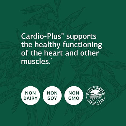 Standard Process Cardio-Plus - Antioxidant Support - Heart Health Supplement - Circulation & Blood Flow Supplement with Vitamin B6, Niacin & Riboflavin - Energy Metabolism Supplement - 90 Tablets