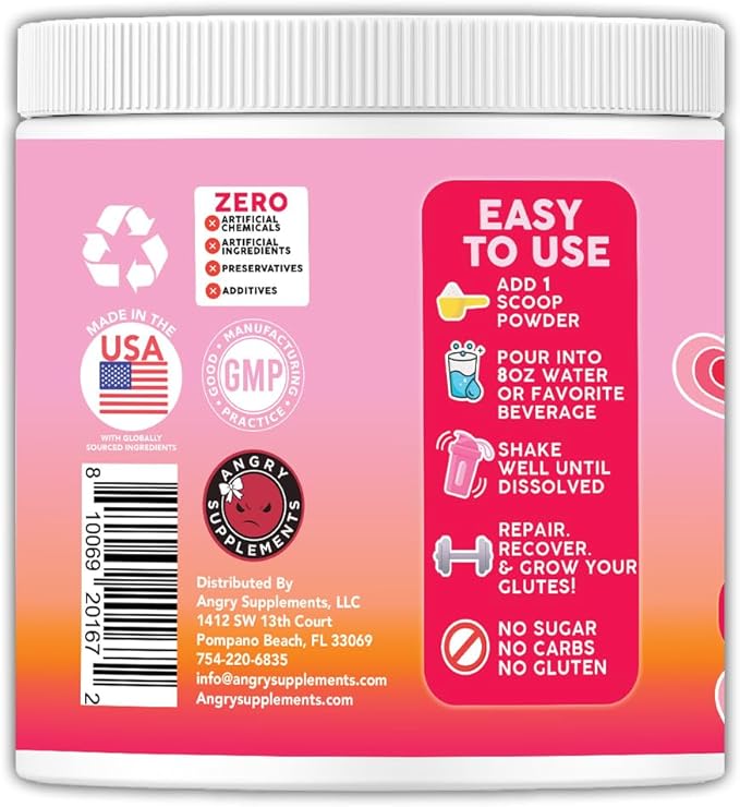 Creatine Monohydrate Powder for Women, Complex w. 5G Creatina per Serving + Glutamine, Collagen, BCAAs & Hydration Blend Energy, Muscle + Glute Builder, Unflavored 2-Pack (60 Servings)