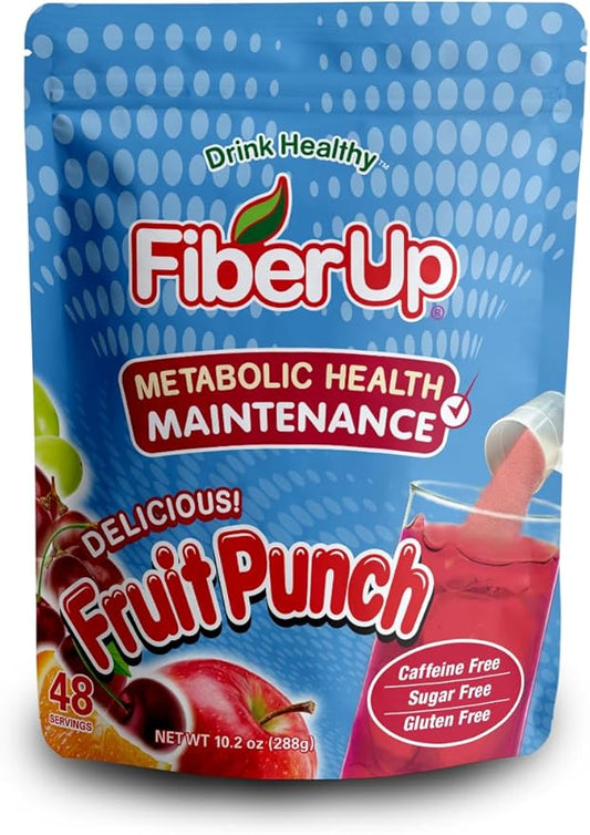 Delicious, Prebiotic Soluble Fiber Supplement, Fruit Punch, 48 Servings.