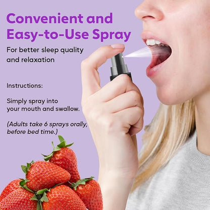 Liposomal Liquid Sleep Spray | Relaxation and Sleep Support | Vegan | Non-GMO | Sugar Free | Gluten Free | 30 Day Supply