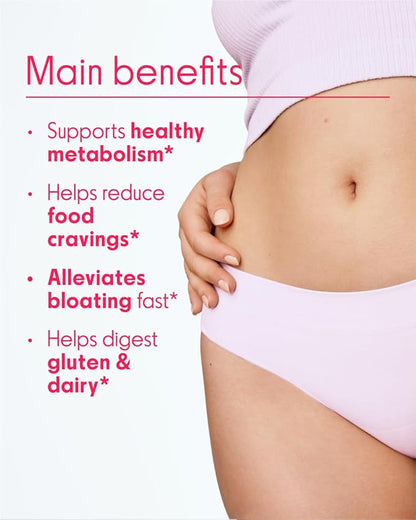 Love Wellness Bye Bye Bloat & Metabolove | Boost & Reduce Bundle | Metabolism Booster for Women Supplement | Digestive Enzymes for Gas & Bloating Relief | Combat Cravings & Boost Energy Supplement