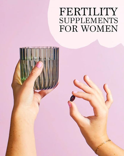 Nest Egg Ubiquinol CoQ10 100mg - Premium CoQ10 Fertility Supplement for Women - Made in USA - 3rd Party Tested - Once Daily Softgels (30 Count)