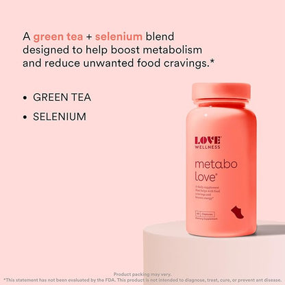 Love Wellness Bye Bye Bloat & Metabolove | Boost & Reduce Bundle | Metabolism Booster for Women Supplement | Digestive Enzymes for Gas & Bloating Relief | Combat Cravings & Boost Energy Supplement